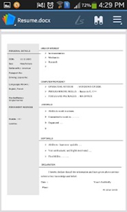 Resume Pro pour Android